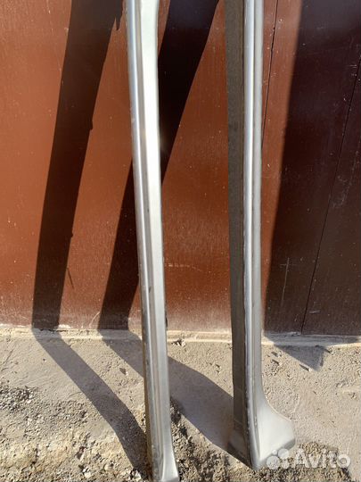 Накладки на пороги mitsubishi lancer 10