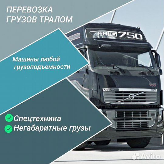 Трал перевозка спецтехники по России