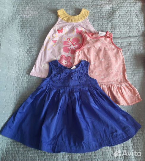 Вещи пакетом для маленькой принцессы 74- 80