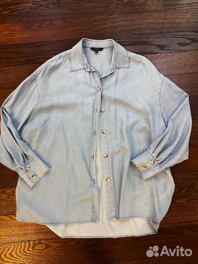 Massimo dutti рубашка джинсовая