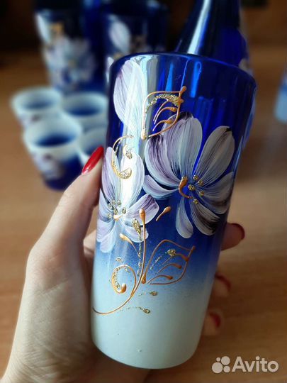 Набор стаканов и рюмок с графином подарочный