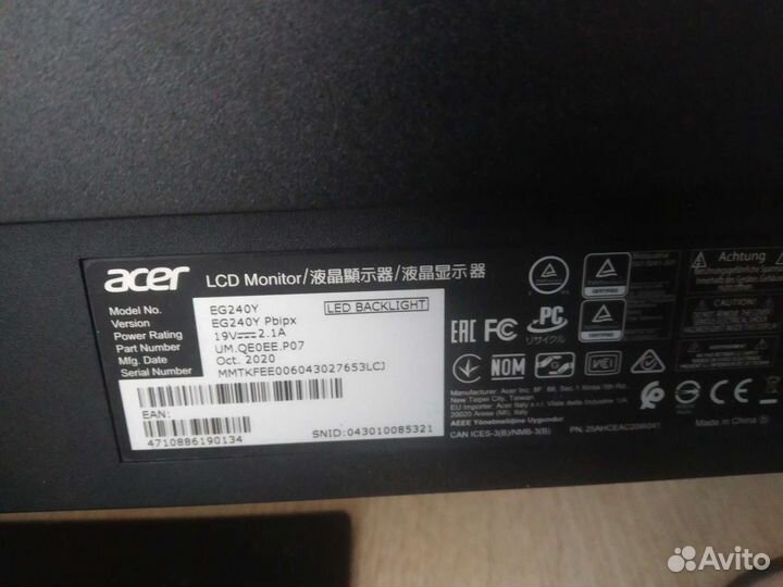 Монитор acer 24