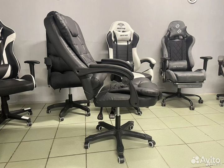 Компьютерное офисное кресло с массажем (новые)