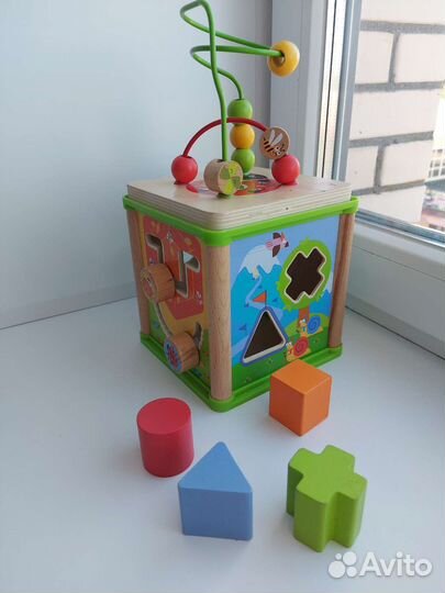 Развивающий куб сортер