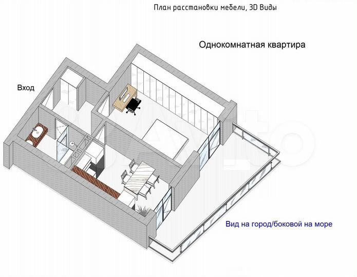 1-к. квартира, 38,6 м², 8/8 эт.