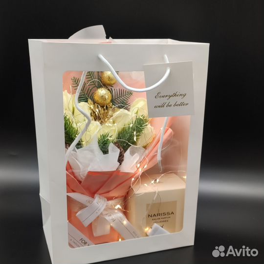 Пакет с гирляндой