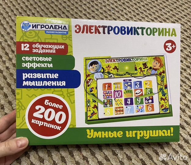 Развивающая игра «электровикторина»