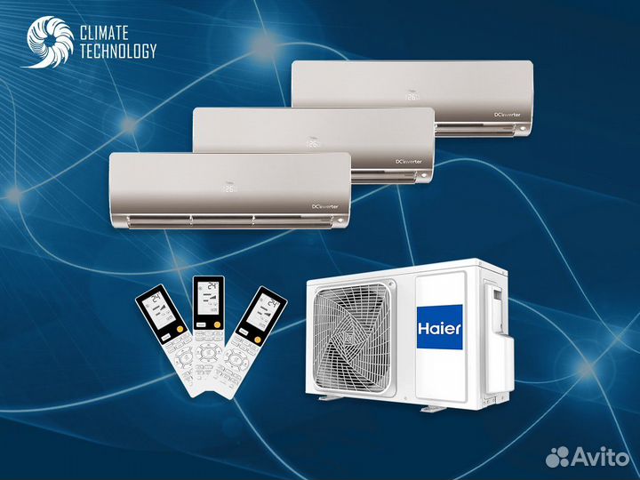 Мультисплит-система haier 3U55S2SL5FA R32