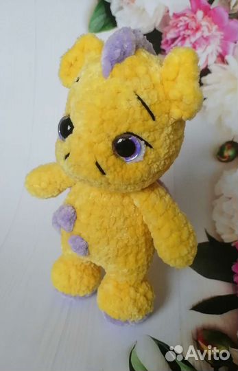Плюшевая вязаная Мягкая игрушка