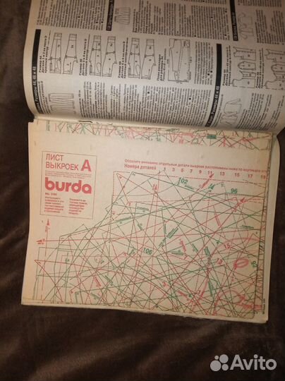 Журналы бурда моден 1990