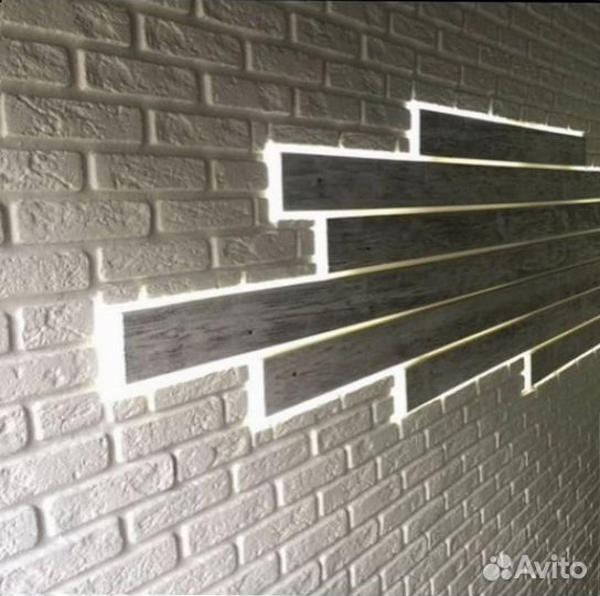 Декоративный гипсовый кирпич камень