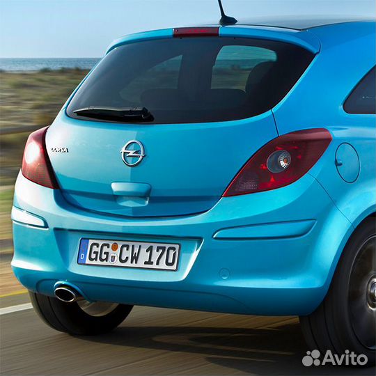 Бампер задний в цвет Opel Corsa D (2006-2010) 3