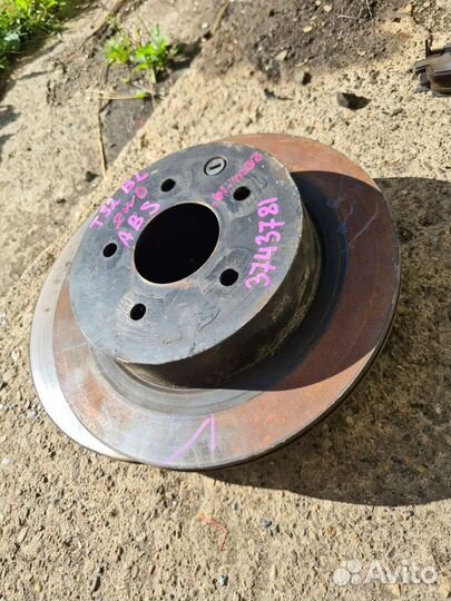 Тормозные диски задние Nissan X-Trail T32