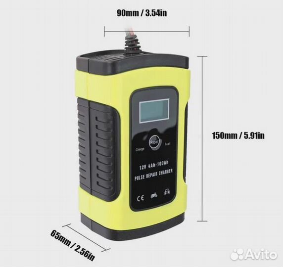 Автоматическое зарядное устройство 12В 5А