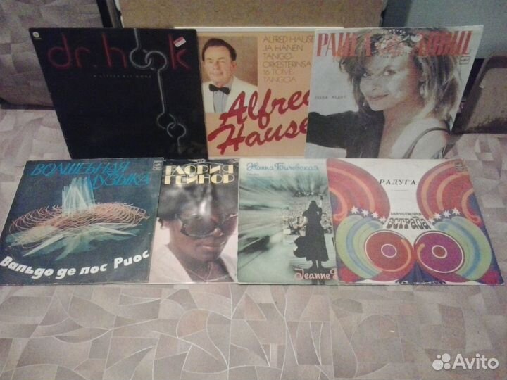 Виниловые пластинки 68 штук
