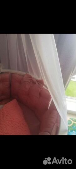 Бортики в кроватку для девочки