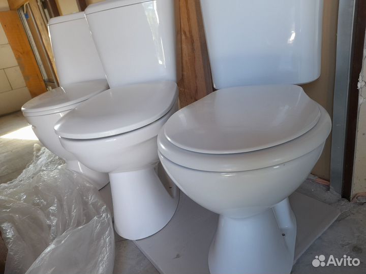 Унитаз с бачком бу чистый
