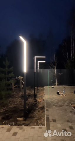 Фонарный светодиодный столб