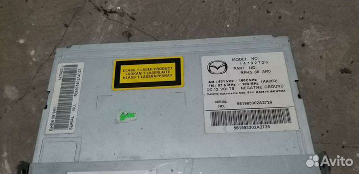 Фара задняя mazda 3 bk