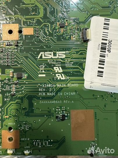 Мать asus x540SA x4 n3700 +4gb DDR3