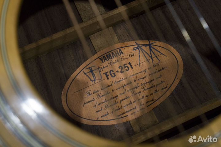 Акустическая Гитара Yamaha FG-251 Japan