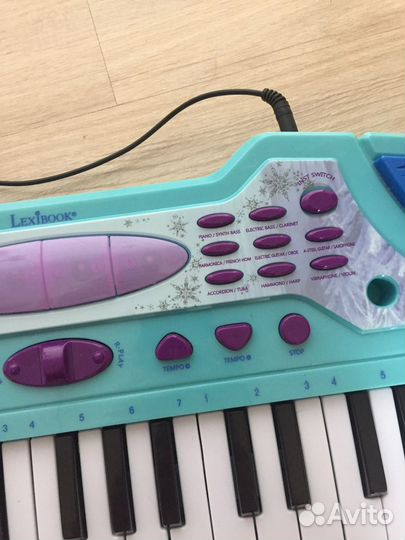 Детский синтезатор с микрофоном