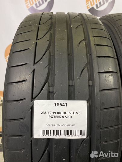 Bridgestone Potenza S001 235/40 R19