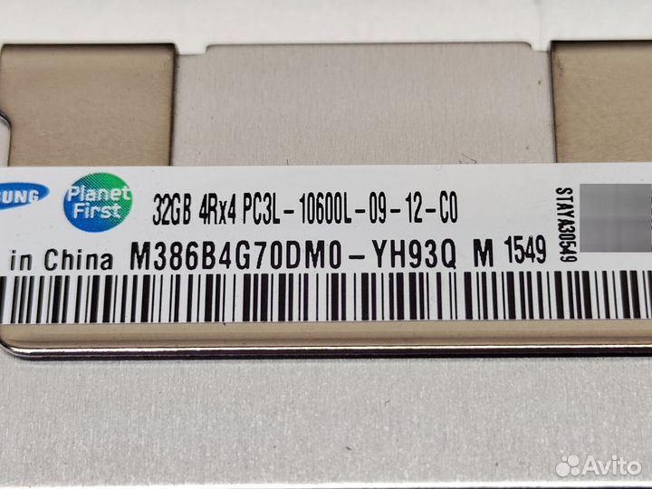 32gb 1333 MHz DDR3 lrdimm HPE 647654-081 Серверная