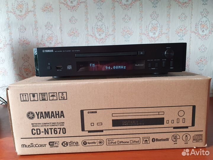 Yamaha CD-NT670 чёрный CD-проигрыватель