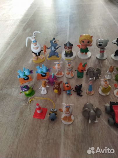 Игрушки из киндер сюрприза разные