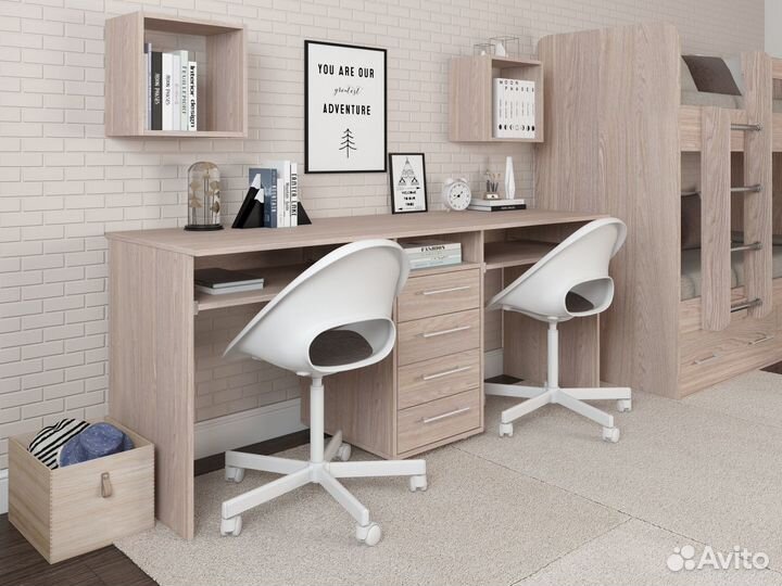 Стол письменный для двоих Лаворо