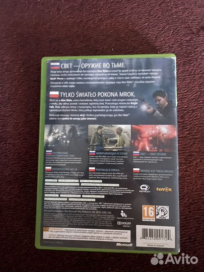 Игра Alan Wake на xbox 360