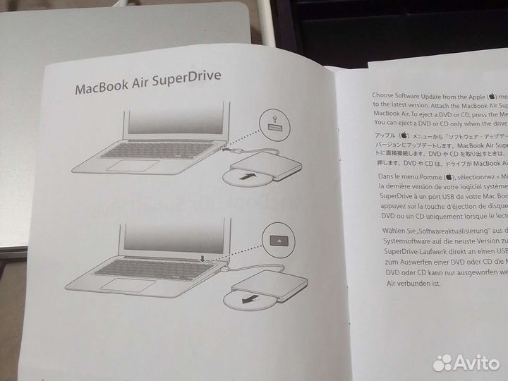 Super drive Внешний dvd/cd привод для macbook air