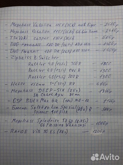 Японские воблеры