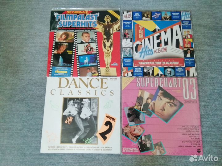 Зарубежные сборники винил pop disco synth rock