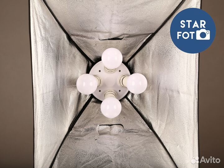 Постоянный свет (4 лампы по 25Вт)