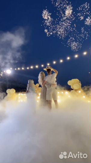 Фейерверк шоу на гендер пати с выездом пиротехника