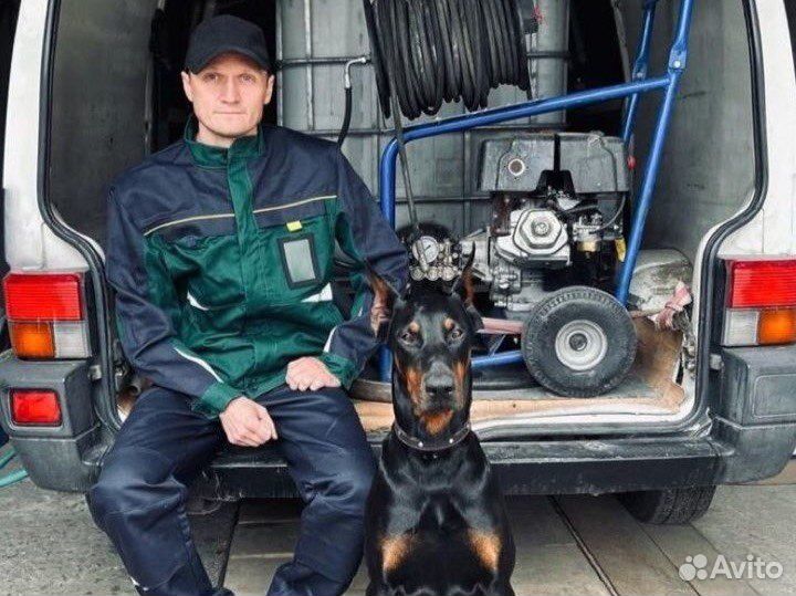 Устранение засоров, прочистка канализации