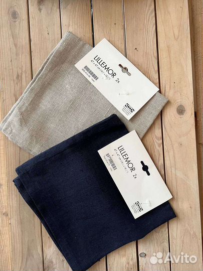 Салфетки лен IKEA 2 шт