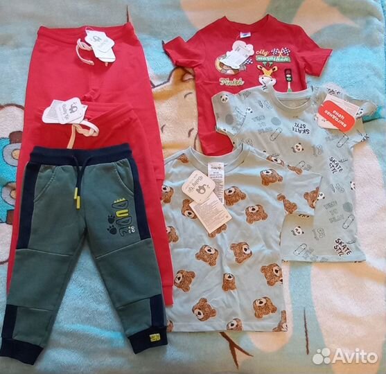 Р. 86/92 Футболки, брюки Mothercare, боди, слипы