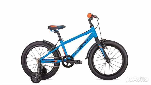 Велосипед format Kids 14 - голубой мат 2020