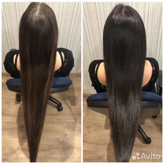 Окрашивание волос в студии