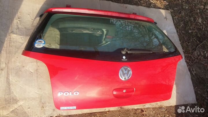 Volkswagen Polo 4 2002-2009 год крышка багажника