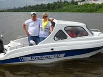 Новый катер Wyatboat 3П с полурубкой, длина 4.7 м