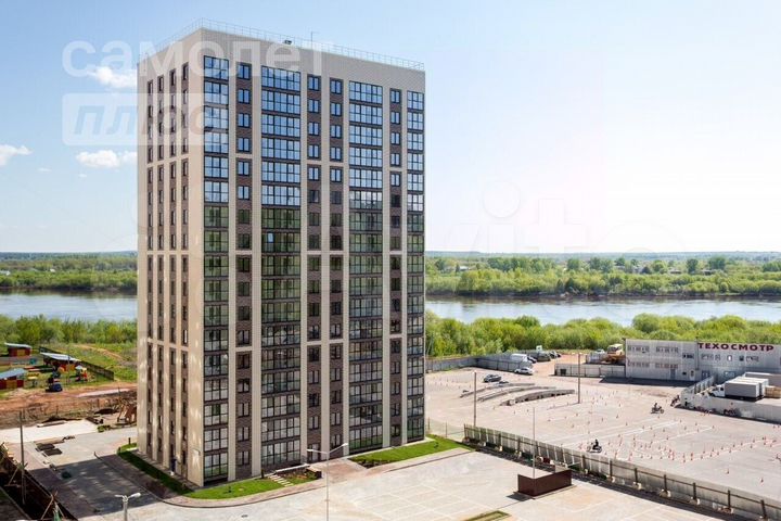 2-к. квартира, 54,5 м², 12/17 эт.