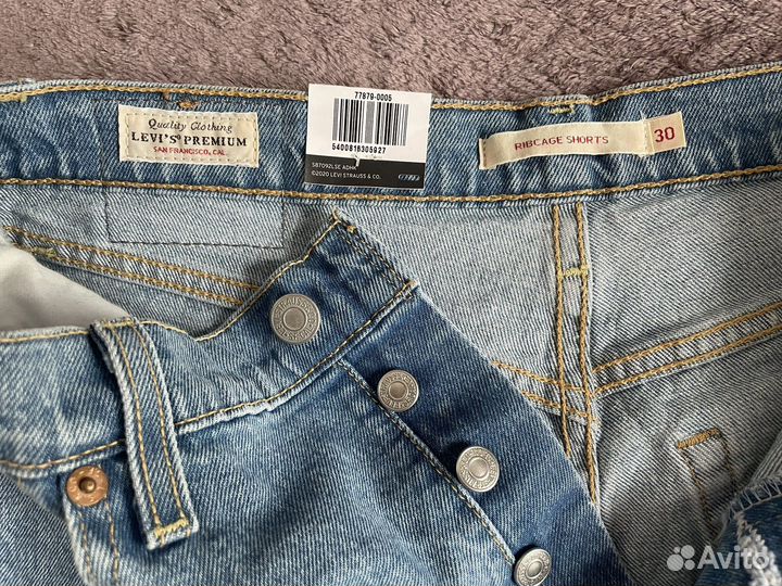 Шорты Levis, 29-30 ribcage shorts