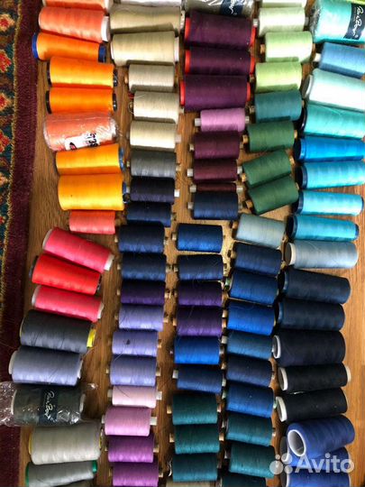 Нитки швейные