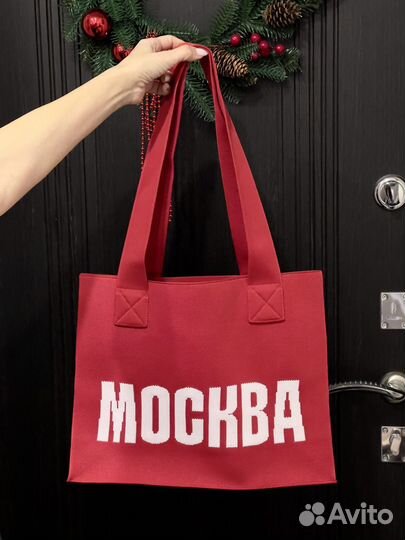 Шопер красный 