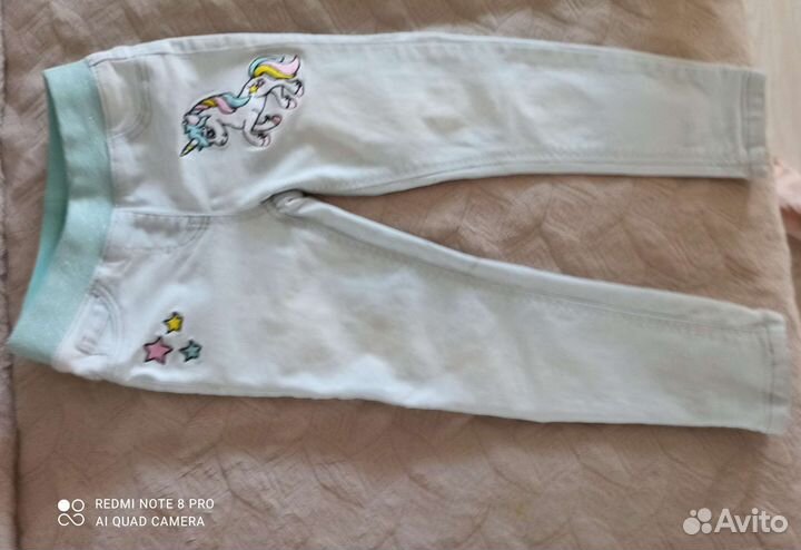 Джинсы для девочки 104
