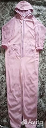 Флисовый комбинезон пижама кигуруми поддева 152р